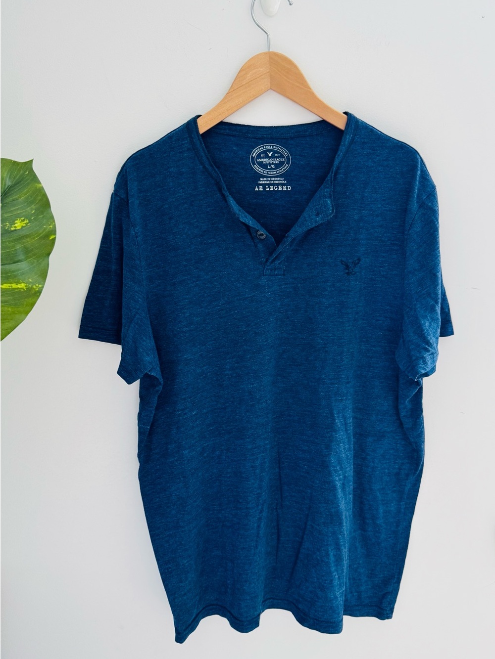 AMERICAN EAGLE | Men's Short Sleeve Tee Deep Blue